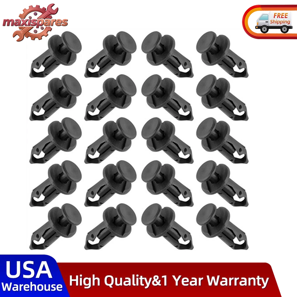 100 clips de remache de guardabarros para Polaris 7661855 Honda 90653-HC4-900 21075686 Foto 1 de 4