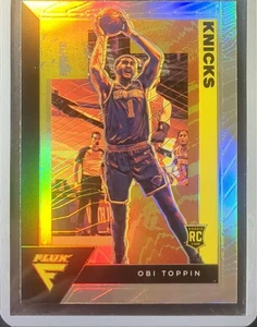 Obi Toppin Rookie - 2020-21 Panini Flux Basketball - Silver Prizm #206 - Bild 1 von 1