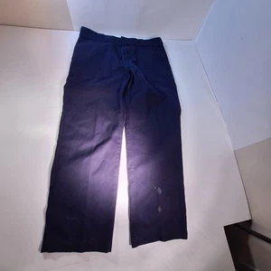 Pantalones de trabajo Dickies calce regular pierna recta bolsillos de carga para hombre 36x30 azul marino - Imagen 1 de 18