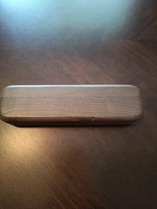 Solid American Walnut Pen Case With Pens. - Picture 1 of 3