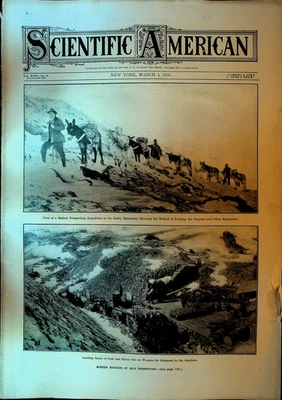 Scientific American March 4 1905 Gold Prospecting Culver Military Academy - Image 1 of 4