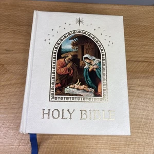 VTG 1965 Holy Bible Peace of Mind Deluxe Edition KJV King James Illustrated - Imagen 1 de 12