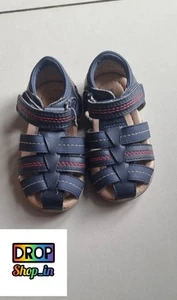 Baby Boys Gladiator Sandals Summer Shoes First Walkers Size 3 UK EU 19 Navy - Picture 1 of 8