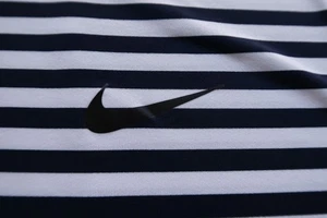 NikeGolf Dri-Fit Navy Striped Polo (XL) OMG! ⛳️ - Picture 1 of 9