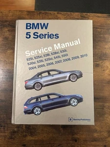 BMW 5 Series Service Manual (E60 E61) 2004-2010 Hardcover 525i 528i 530i 535i - Picture 1 of 5