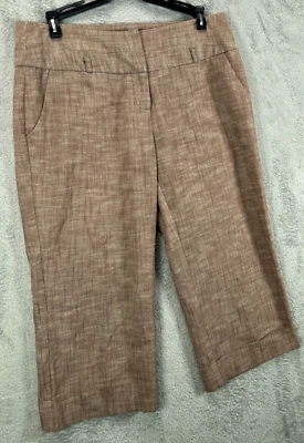Pantalones cortos Tracy Evans Limited para mujer 32 marrón texturizado juniors 9 tiro medio 32X19 Foto 1 de 4