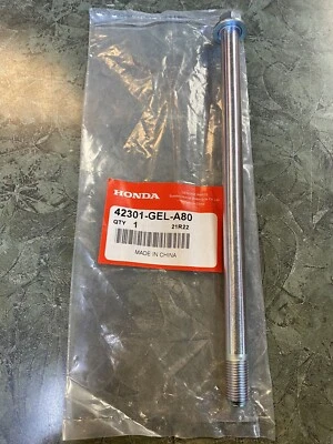 Honda CRF50F CRF 50 F 2013-2023 eje trasero perno OEM 42301-GEL-A80 Foto 1 de 4