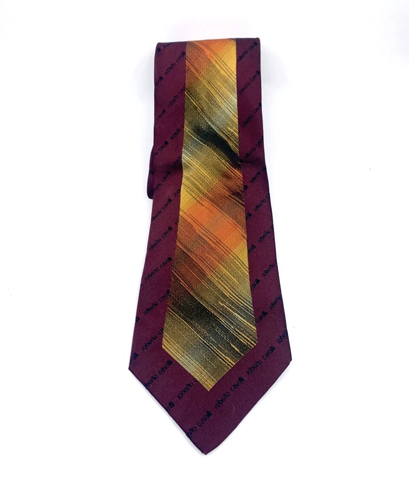 Cravatta ROBERTO CAVALLI  Made in italy - Imagen 1 de 2