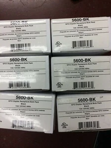 PASS & SEYMOUR BLACK GFCI RECEPTACLE 125VAC 15A  60HZ  NEW IN BOX - Picture 1 of 5