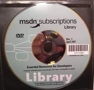 Microsoft Developer Network (MSDN) Subscriptions Library - April 2006 - Afbeelding 1 van 1