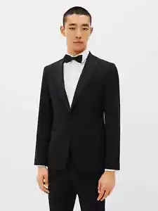 Kin Peak Slim Fit Dinner Jacket, Black, 36R - Picture 1 of 6