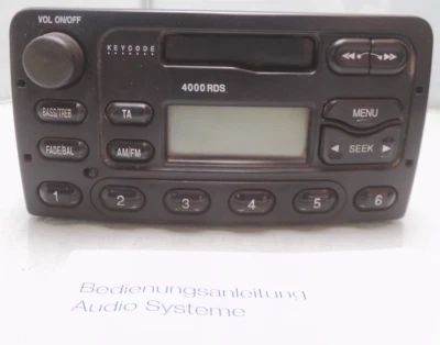 FORD CONNECT / RADIO AUTORADIO KASSETTE KFZ / 4000RDS / 2T1F-18C838-BC (RU9) - Bild 1 von 4