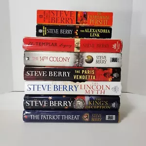 Steve Berry Book Lot 8 Hardcover Paperback Novel Ballantine Books - Imagen 1 de 11