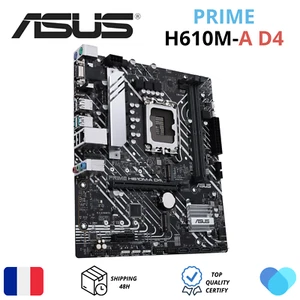 ASUS Prime H610M-A D4-CSM LGA 1700 mATX Intel Carte Mère - Picture 1 of 5