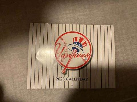 2023 NY Yankees Opening Weekend SGA Photo Calendar 4/1/23 Cover
