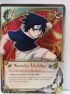 Naruto Sasuke Uchiha N-415 "Complete Opening of the Eyes" Super Rare NM - Picture 1 of 1