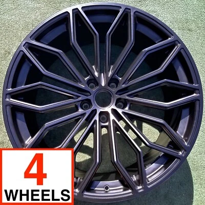 4 новых черных заводских колеса Lamborghini Urus SE Galanthus от оригинального производителя Performante 23 дюйма - Изображение 1 из 4