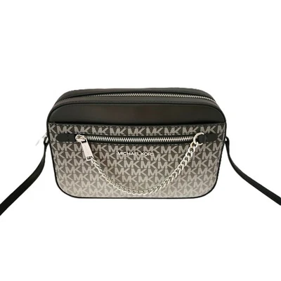 Michael Kors Jet Set Item Large EW Zip Chain Crossbody Handbag Black Ombre MK - Image 1 of 4