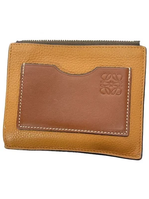 LOEWE квадратный монета держатель кожаный монета чехол, коричневый, женщин, C660O37X01 - Изображение 1 из 4