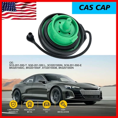 Genuine Fuel Tank Gas Cap Filler Cap for Audi A4 A5 A8 Quattro allroad Q5 RS5 S8 Foto 1 de 4