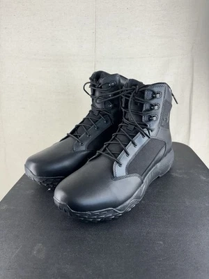 Botas impermeables tácticas Under Armour negras UA mediados de 3021903 con cordones para hombre 12 Foto 1 de 4