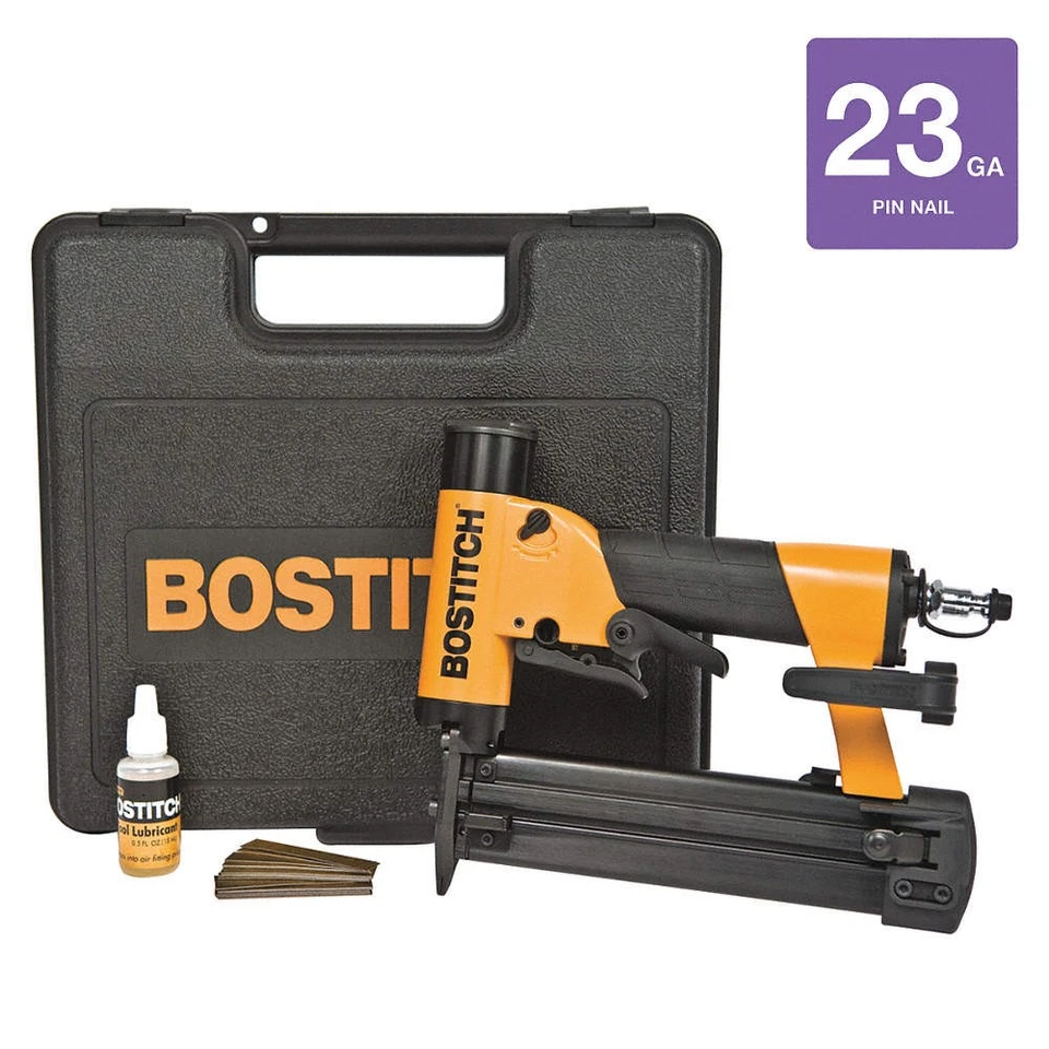 BOSTITCH HP118K Nail Gun Kit,70 psi,Pin Nail 2UV92 - Image 1 of 1