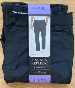 NEW Banana Republic Mens 30x30 5-Pocket Slim Fit Pants Black - Picture 1 of 4