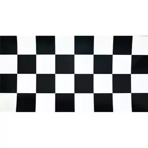 Creative Converting 60 Inch Round Black Check Plastic Table Cover - 12 Count - Picture 1 of 1