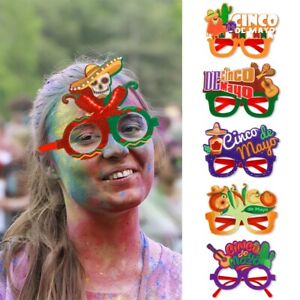 5. Mai Karneval Filz-Brillen-Rahmen  Make-up Ball Dressing Party zubehör