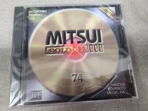 MITSUI Gold CD-R 74 Minute 650 MB Unbranded Surface Recordable CD LIFETIME VTG - Picture 1 of 2