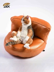 JXK 1/6 Resin Simulation Lazy Cat W/Sofa Model 2.0 Figure Animal Toy Statue - Picture 1 of 14
