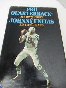 SIGNIERTES Johnny Unitas 1965 Pro Quarterback handsigniertes Buch BESTPREIS EBAY!! - Bild 1 von 2