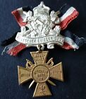 ✚8081✚ German pre WW1 Warrior League Membership Badge Hermannsburg Veteran Cross