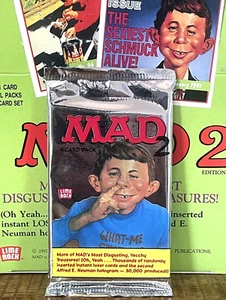 1992 LIME ROCK MAD MAGAZINE (2nd Edition) PACK 11 Cards ALFRED E. NEUMANN SEALED - Picture 1 of 24