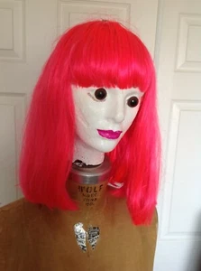 Pink Shoulder Length Wig - Picture 1 of 5