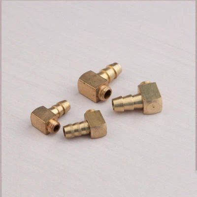 2PCS 90 degree brass M5 / M6 threaded water nipple Water cooling for rc boat  - Image 1 of 4