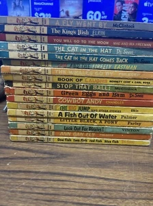 Vtg DR. SEUSS Cat in the Hat BEGINNER BOOKS 1950s 1960s Book Club 17 Total - Bild 1 von 14