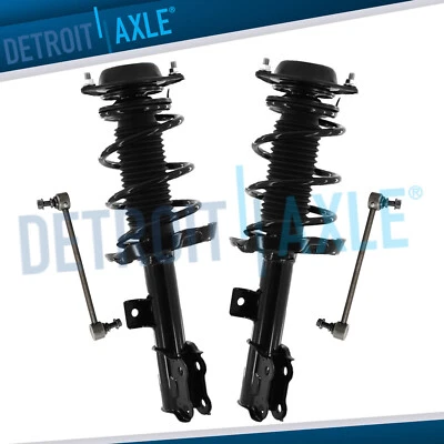 Front Struts w/ Coil Spring Assembly Sway Bars for 2013 - 2017 Hyundai Veloster - Image 1 of 4