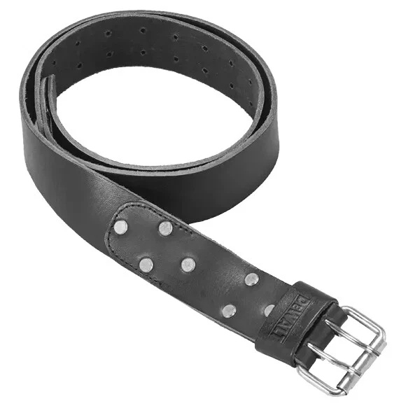 DeWALT DWST80912-8 Leather Belt Heavy Duty 2-Pin Metal Buckle (Black) - Image 1 of 1