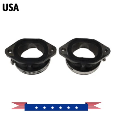 2 Throttle Body Adapter New For Polaris RZR XP 1000 2014 2015 2016 2017 2018 US - Image 1 of 4