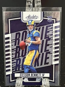 STETSON BENNETT IV--2023 PANINI--ABSOLUTE--BLUE ROOKIE----RAMS---FREE SHIPPING - Picture 1 of 2