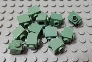LEGO New Lot of 12 Sand Green Modular Star Wars 1x1 Bricks with 2 Side Studs - Picture 1 of 1