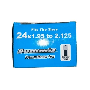 Summit By Kenda INNER TUBE 24" x 1.95-2.125 24 inch 32 mm Schrader Valve Spare - Picture 1 of 6