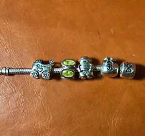 Pulsera Pandora de plata 925 con motivos maternidad, bebé, abundancia - Imagen 1 de 5