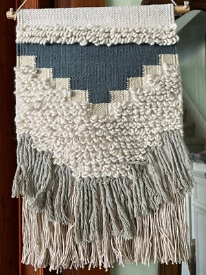 Tapiz Macramé Hecho a Mano COLGADOR DE PARED NATURAL Boho Foto 1 de 4