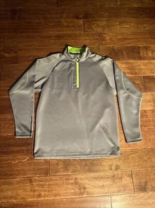 Sun Mountain Mens Sweatshirt M Gray Thermaflex Pullover 1/4 Zip Up - Picture 1 of 8