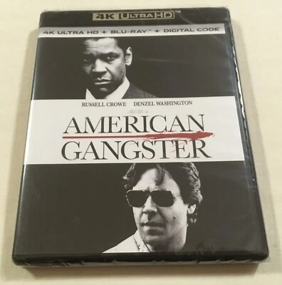 American Gangster 4K (2007) - Ultra HD + Blu-Ray | New | Denzel Washington - Image 1 of 2