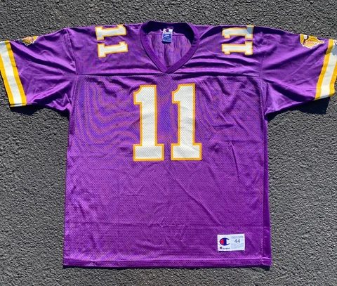 Vintage Minnesota Vikings Daunte Culpepper Champion NFL Football Jersey L Large Cover
