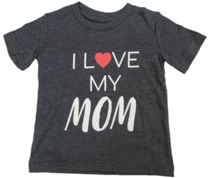 Camiseta I Love My Mom Heart para niños (gris) - Imagen 1 de 1
