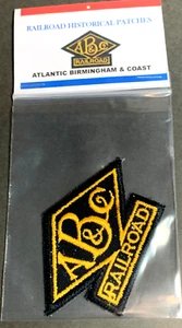 Atlantic Birmingham & Coast Railroad Historical 3" Diamond Patch - Picture 1 of 1